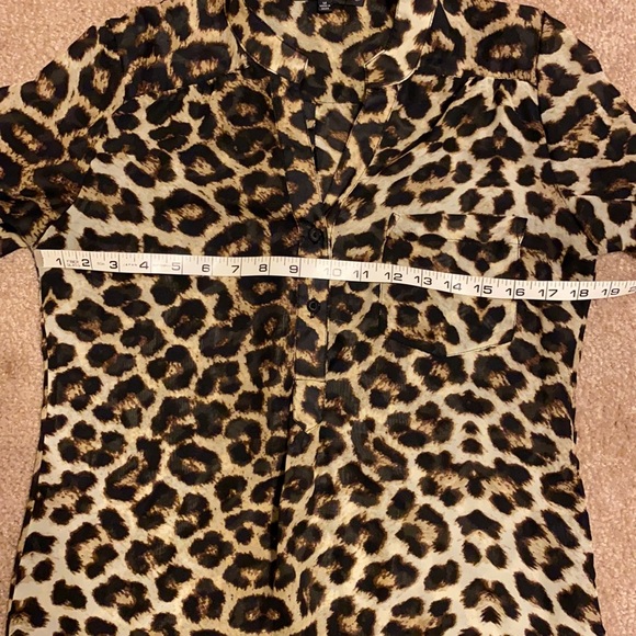❤️ 2 for $10 Wishful Park Leopard Prink Top - Picture 6 of 9